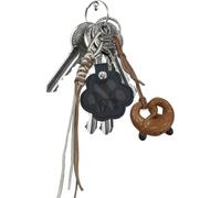 Gihioue Hair Jewellery Pendant for Dogs - Cats Paw Print Lanyard Keepsake - Lightweight Collector Key Ring for Families Home Paw Puppy Memories