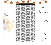Gihioue Halloween Curtains, Cute Shower Curtains, Glow-in-the-Dark for Home, Kitchen, Party, Photos