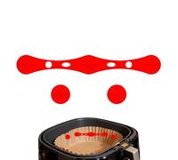 Gihioue Hot Air Fryer Baking Paper Magnets - High Temperature Resistant Reusable Buckle, Hot Air Fryer Magnetic Clips | For Securely Locking Paper in the Kitchen When Household Cooking