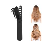 Gihioue Portable Folding Comb, Travel Hair Brush, Foldable, Fine & Coarse Teething Comb for Dads & Husbands, Commuting, Travel, Business Trip, Outdoor, Fitness, Everyday Birthday