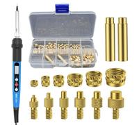 Gihioue Soldering Tip, Set with Mounting Sleeves, Multifunctional Soldering Tip Set for Furniture Care and Repairs in the Home and Industry