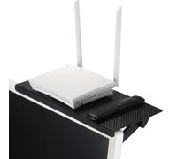 Gihioue Top for TV, 33 cm Monitor, Adjustable Monitor Mount for Soundbar Receiver Console Projector in Living Room Bedroom Workplace