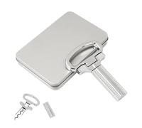Gihioue Two-pronged corkscrew, beer corkscrew, portable corkscrew for bar, sommelier, home, outdoor, camping, travel, gift