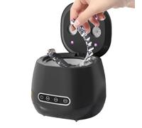 Gihioue Ultrasonic Retainer Cleaner | Mouth Guard 52kHz Cleaner - UV Ultrasonic Cleaning Device for Braces Mouth Guard Teeth Jewellery On the Go & At Home