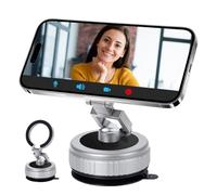 Gihioue Vacuum Suction Cup Mobile Phone Holder - Suction Tripod for Car with Stable Base | 360 Degree Rotating Holder Portable Holder for Mirrors and Dashboards