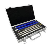 Gihioue Wood Lathe Tools - Raw Turner Ready-Made Turner Detailer, Multi-Function Set Made of Metal for Thread Turning Grooves Woodworking Drilling Craft Cutting