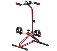 gihusrzx Adjustable Pedal Exerciser Bike for Seniors, Leg and Knee Peddler Exercise Equipment, Elderly Recovery Home Exercise Bike for Total Body, Great Gift for Elderly Rehab Fitness Red Black