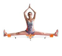 gihusrzx All Leg Stretcher Split Machine for Flexibility Versatile 330lbs Heavy Duty Narrow Wide Handle with Anti-Slip Rubber Grip, for Ballet, Cheerleading Dance, Gymnastics, Yoga Orange