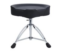 gihusrzx Drum Throne Seat, Heavy Duty Drum Throne Seat, Adjustable Height Stool Drum Universal Padded Drum Throne Drummer Stool with Anti-Slip Feet, for Adults Beginner Drummers Black