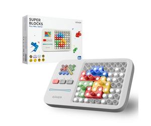GiiKER Super Blocks Puzzle Game, 1000+ Leveled Up Electronic Brain Game for Kids Boys and Girls, Handheld Brain Teaser Puzzle Travel Game, Educational Fun Birthday Gift Toys for Ages 6-12 Years Old