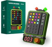 GiiKER Super Decoder - Code-Breaking Puzzle Game | 600 Levels | 4-Digit Color Code Challenges | Solo & Duo Mode | Portable Brain Teaser/Travel Game/Logic Game for Kids & Adults | Mastermind, Wordle