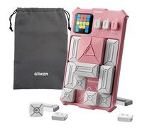 GiiKER Super Slide Puzzle Games, Original 500+ Challenges Brain Teaser Puzzle, Toys for Kids Teens, Travel Games Birthday Gifts for Boys Girls, Activities for Road Trips (Baby Pink)