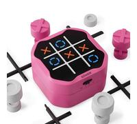 GiiKER Tic Tac Toe Bolt Game, Original 3-in-1 Handheld Puzzle Game Console, Portable Travel Games for Car Ride, Board Games for Kids and Adults, Birthday Gifts for Ages 3+