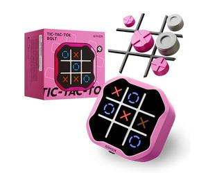 GiiKER Tic Tac Toe Bolt Game, Original 3-in-1 Handheld Puzzle Game Console, Portable Travel Games for Car Ride, Board Games for Kids and Adults, Birthday Gifts for Ages 3+