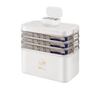 Giilayky 4 Layer Medicine Storage Box,Household Medicine Organiser with Handle, Box,Medicine Container Box,Portable with Lid Medication Storage Box Medicine Cabinet for Home,School