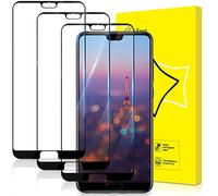 GiiYoon-3 PACK Screen Protector for Huawei P20 Pro Tempered Glass [HD Full Coverage] [Easy Installation] [Round Edge] [Scratch Resistant] [9H Hardness] Protective Film