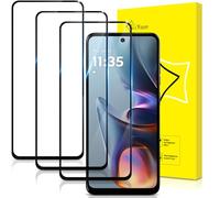 GiiYoon-3 PACK Screen Protector for Motorola Moto E15/G05 Tempered Glass [HD Full Coverage] [Easy Installation] [Round Edge] [Scratch Resistant] [9H Hardness]