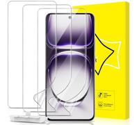 GiiYoon 3 PACK Screen Protector for Oppo Reno 12/12 Pro Flexible TPU Film [Support Fingerprint Touch] [HD Full Coverage] [Easy Installation] [Scratch Resistant]