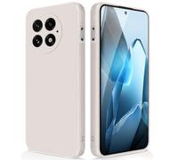 GiiYoon Case Compatible with Oneplus 13, Silky-Soft Touch Full-Body Protective Phone Silicone Case, Shockproof Cover with Microfiber Lining, off white