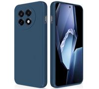 GiiYoon Case Compatible with Oneplus 13R, Silky-Soft Touch Full-Body Protective Phone Silicone Case, Shockproof Cover with Microfiber Lining, Blue