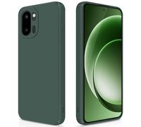 GiiYoon Case Compatible with OnePlus 15R, Silky-Soft Touch Full-Body Protective Phone Silicone Case, Shockproof Cover with Microfiber Lining, Green