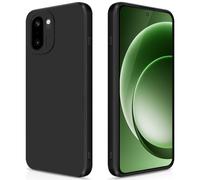 GiiYoon Case Compatible with OnePlus 15R, Silky-Soft Touch Full-Body Protective Phone Silicone Case, Shockproof Cover with Microfiber Lining, Black