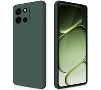 GiiYoon Case Compatible with OnePlus Nord 6, Silky-Soft Touch Full-Body Protective Phone Silicone Case, Shockproof Cover with Microfiber Lining, Green