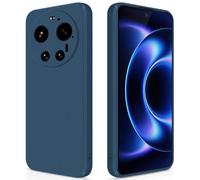 GiiYoon Case Compatible with Xiaomi 17 Ultra, High-Quality Liquid Silicone Case, All-Round Protection Mobile Phone Case, Scratch-Resistant, Soft Microfibre Lining, Blue