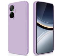 GiiYoon Case Compatible with Xiaomi Poco F7, High-Quality Liquid Silicone Case, All-Round Protection Mobile Phone Case, Scratch-Resistant, Soft Microfibre Lining, Purple