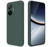 GiiYoon Case Compatible with Xiaomi Poco F7, High-Quality Liquid Silicone Case, All-Round Protection Mobile Phone Case, Scratch-Resistant, Soft Microfibre Lining, Green