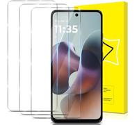 GiiYoon Pack of 3 Tempered Glass Screen Protector for Motorola Moto G56, HD Screen Protector, Full Coverage, 9H Hardness, Anti-Scratch, Anti-Bubble