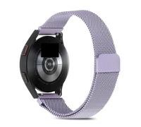 GIJMZY 20mm 22mm Metal Milanese Loop Strap For Watch 7/6/5/4 Active 2 Sport Bracelet Band(Lavender purple,22mm)