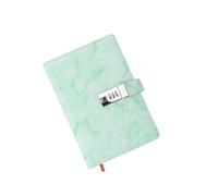 GIJMZY Creative Lock Password Diary Book Multifunction Notebook Planner Journal Paper Material Gentle Write Accessory Delicate Note(Green)