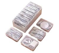 GIJMZY Drainage Grates Cable Organizer Box with Clear Storage Trunks, Perfect for Desktop Cord Management at Home or Office, Keep Your Workspace Neat and Tidy