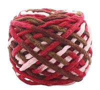 GIJMZY Jumbo Yarn 500G Chenille Yarn Polyester Vegan Chunky Jumbo Knitting Materials For Knitting Scarves Blankets(38)