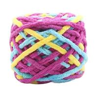 GIJMZY Jumbo Yarn 500G Chenille Yarn Polyester Vegan Chunky Jumbo Knitting Materials For Knitting Scarves Blankets(30)