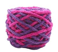 GIJMZY Jumbo Yarn 500G Chenille Yarn Polyester Vegan Chunky Jumbo Knitting Materials For Knitting Scarves Blankets(32)
