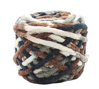 GIJMZY Jumbo Yarn 500G Chenille Yarn Polyester Vegan Chunky Jumbo Knitting Materials For Knitting Scarves Blankets(54)
