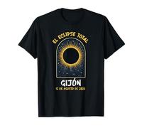 Gijon Espana Spain Solar Eclipse Totality August 12, 2026 T-Shirt
