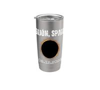 Gijón Spain Total Solar Eclipse 8/12/2026 Stainless Steel Insulated Tumbler