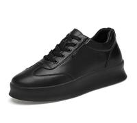GiJQFCb Elevator Shoes Men 6cm Invisible Height Increasing Leather Lace Up Business Wedding Office Shoes, Black 6 cm, 6 UK