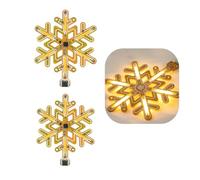 Gikfun 2 PCS Touch Dimming Snowflake Lighting Soldering Practice Kit PCB Board for School Learning Project,Pendant, Decoration, Gift EK2168