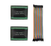 Gikfun 2Pcs ESP32 38-Pin GPIO 1-to-2 Splitter Board for Narrow ESP-WROOM-32
