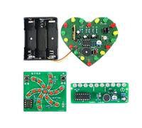 Gikfun 3-Set LED PCB Soldering Practice Kit DIY Electronics Learning