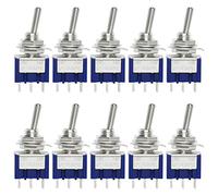 Gikfun MTS102 2 Position 3 Pins Mini Toggle Switch for Arduino (Pack of 10pcs) EK2021