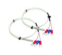 Gikfun Waterproof PT100 RTD Temperature Sensor Probe 3-Wire Stainless Steel with 0.5 Meter Cable for Arduino DIY,PID Controllers,Process Control (Pack of 2pcs) EK2170