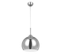 gikona ball design shade pendant light in chrome