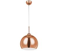 gikona ball design shade pendant light in copper