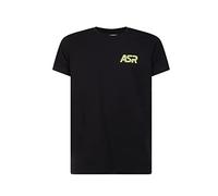 GIL ASR Men's T-Shirt T-Shirt, Black and Yellow Fluo, Large, Black and Yellow Fluo, L