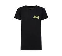 GIL ASR Women's T-Shirt T-Shirt, Black and Yellow Fluo, Small, Black and Yellow Fluo, S
